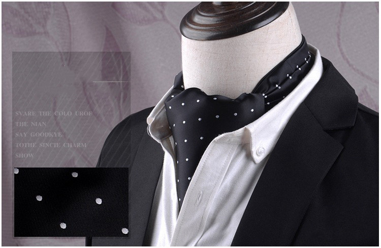 Title 8, Gentleman Style Polyester Jacquard Men