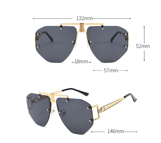 Title 1, Polygon rimless sunglasses