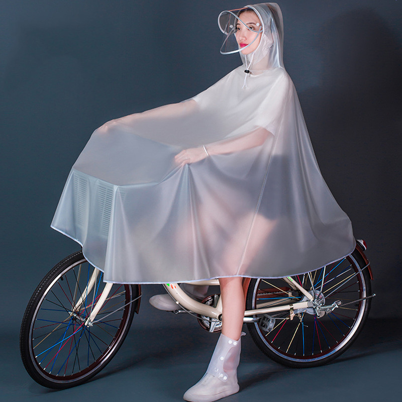 Long Full Body Fashion Mountain Raincoat Snow White - Shop at LoveMi