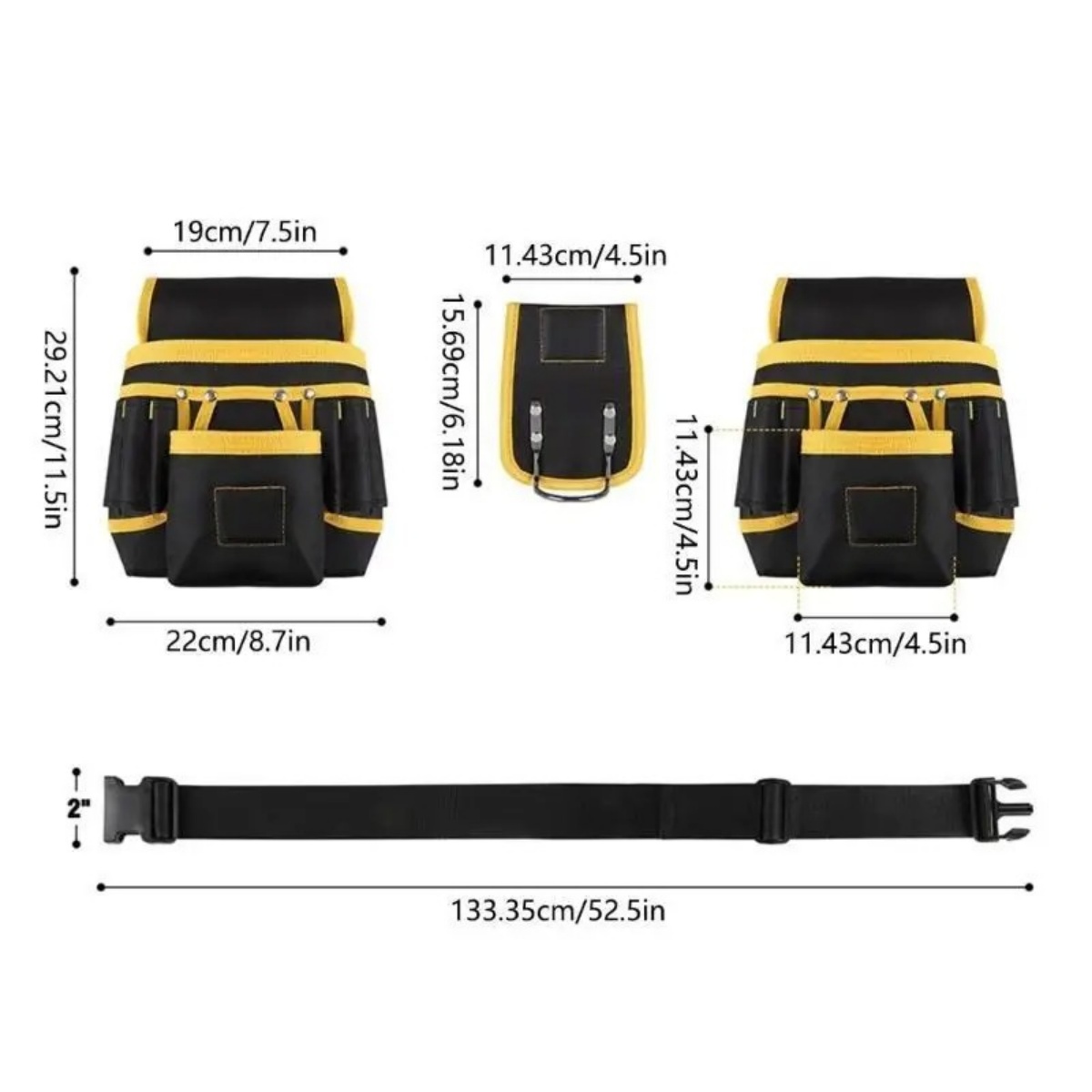 26-Pocket Tool Belt Pouch