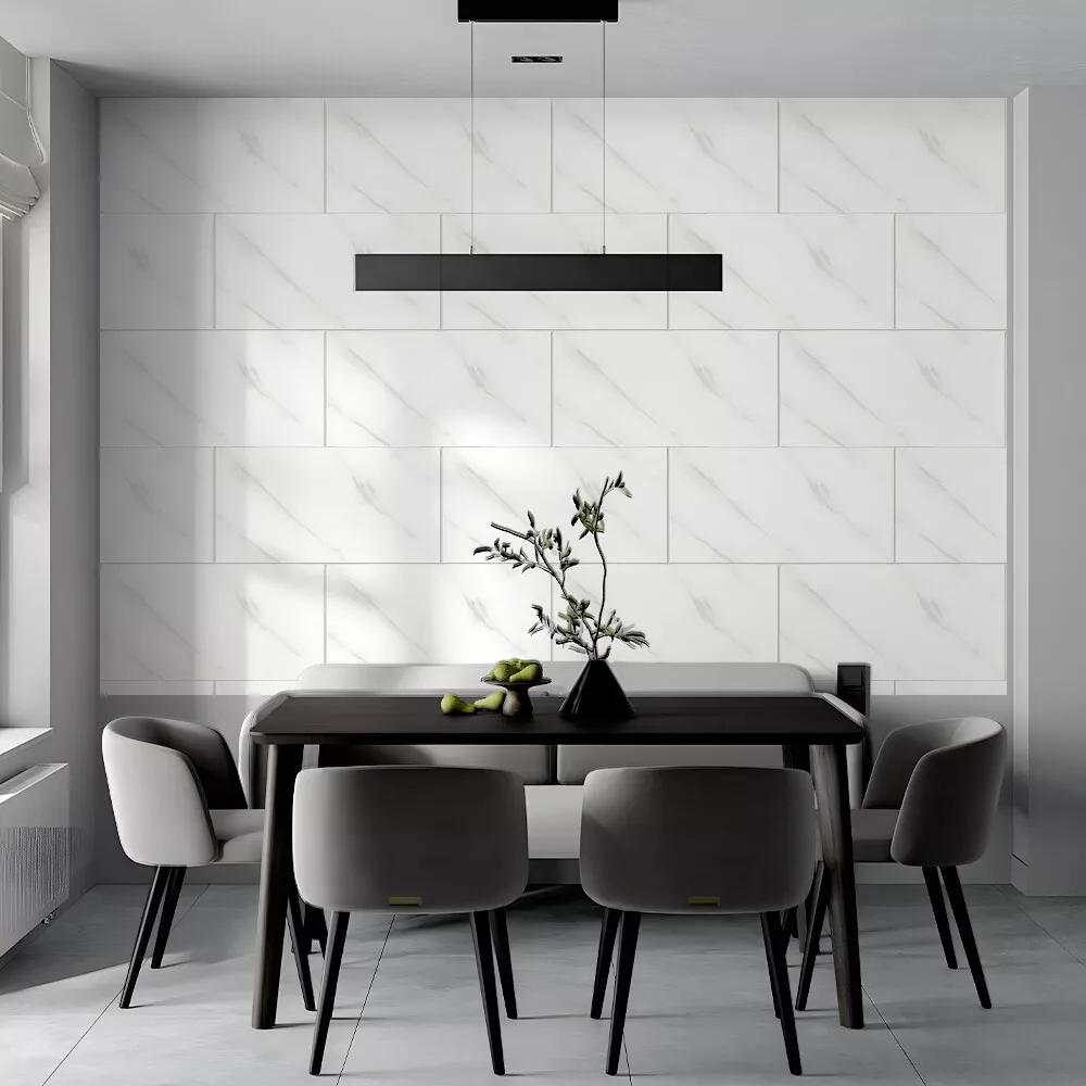 10x Marble Tiles Sticker Self-Adhesive Stick On Kitchen Home Wall Bathroom Decor