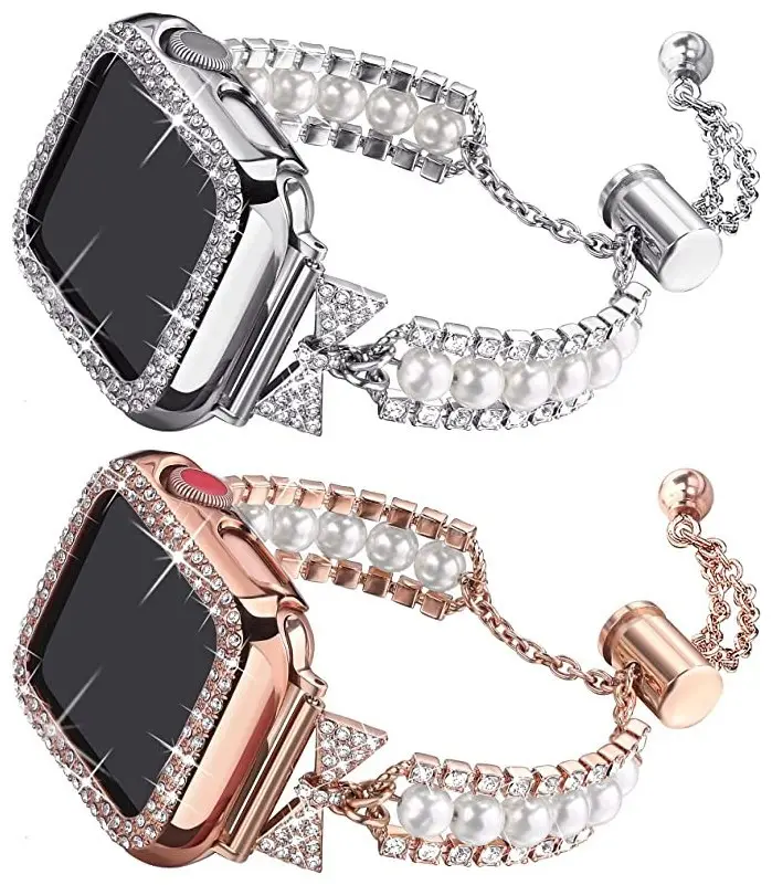 Smart Watch Pearl Bracelet Band