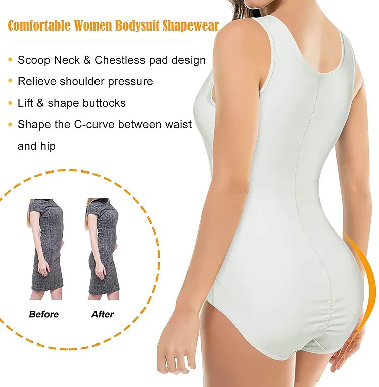 Triangle Body Sculpting Bodysuit Beautiful Back - Image 3