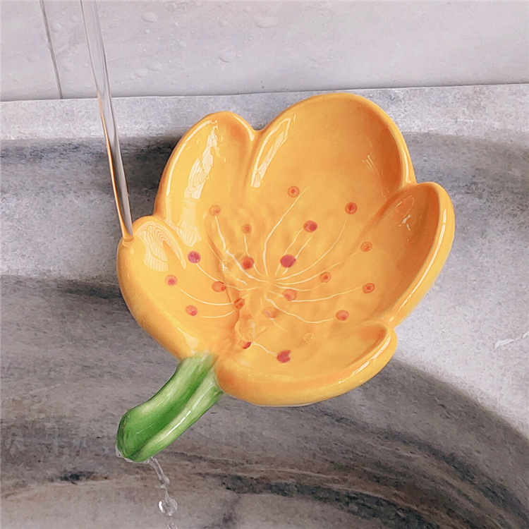 Title 5, Creative Soap Holder Personalized Cute Flower P...