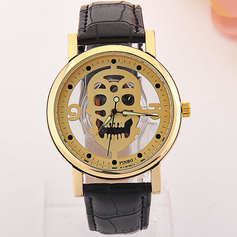 Black belt gold dial