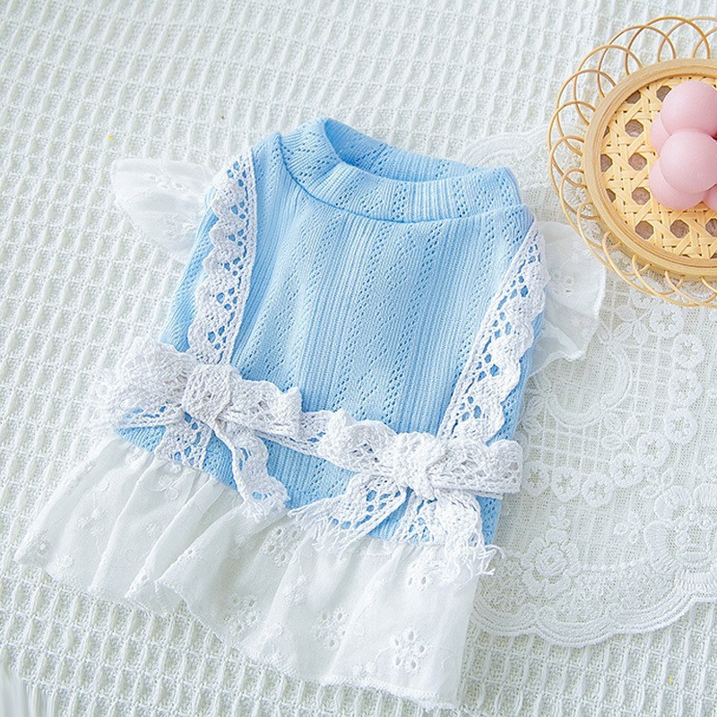 Blue Lace Skirt