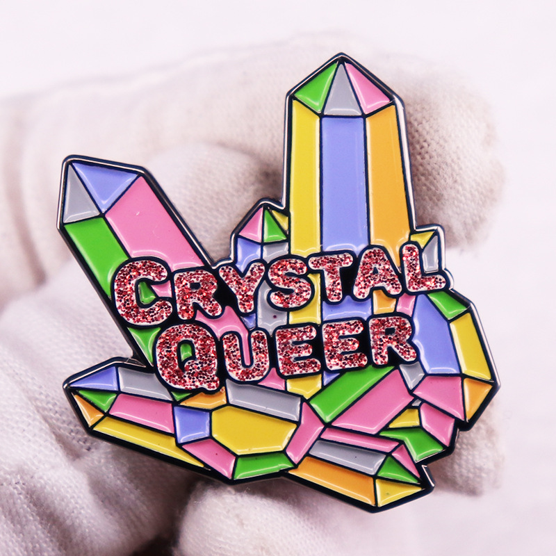 Creative Color Cute Glitter Pin Pastel Art Jewelry — view 2