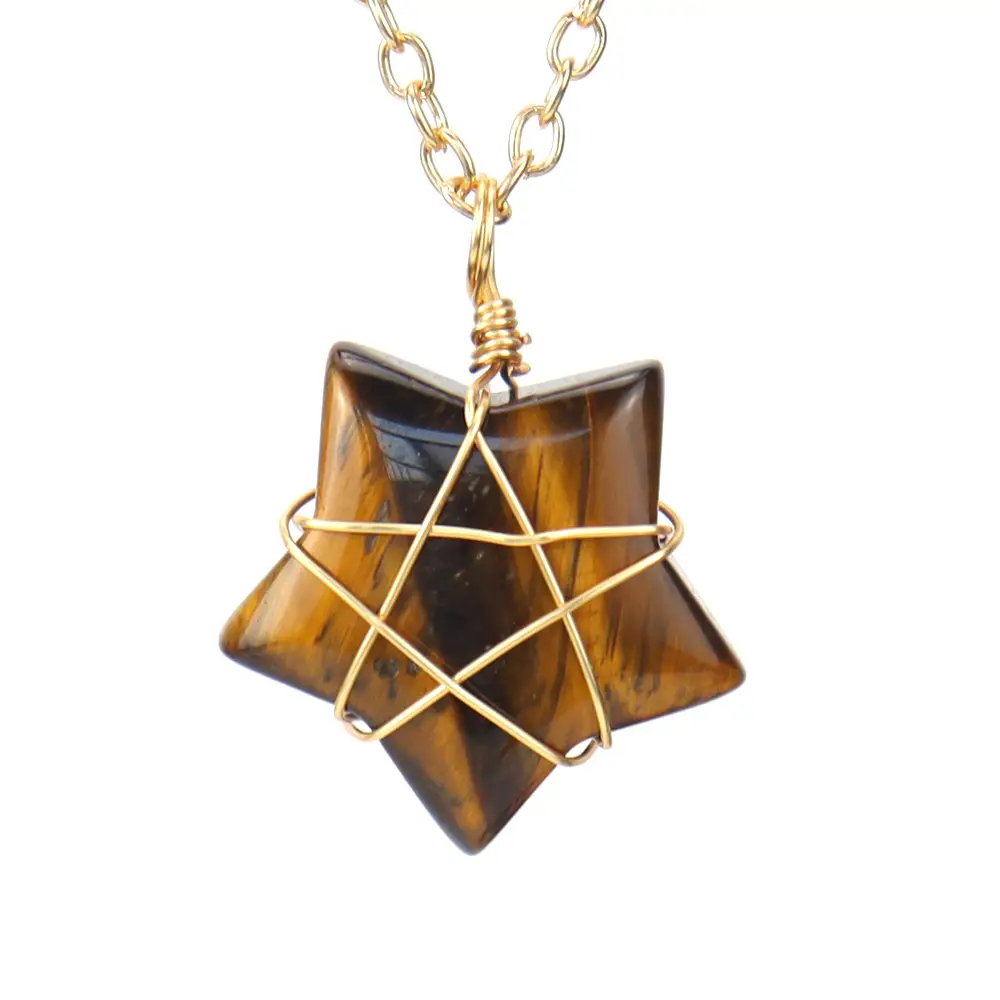Women's Natural Crystal Agate Necklace