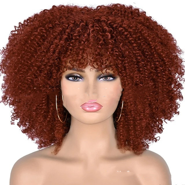 Small Curly Hair Rose Mesh Synthetic Headgear 20Sty - Shop at LoveMi