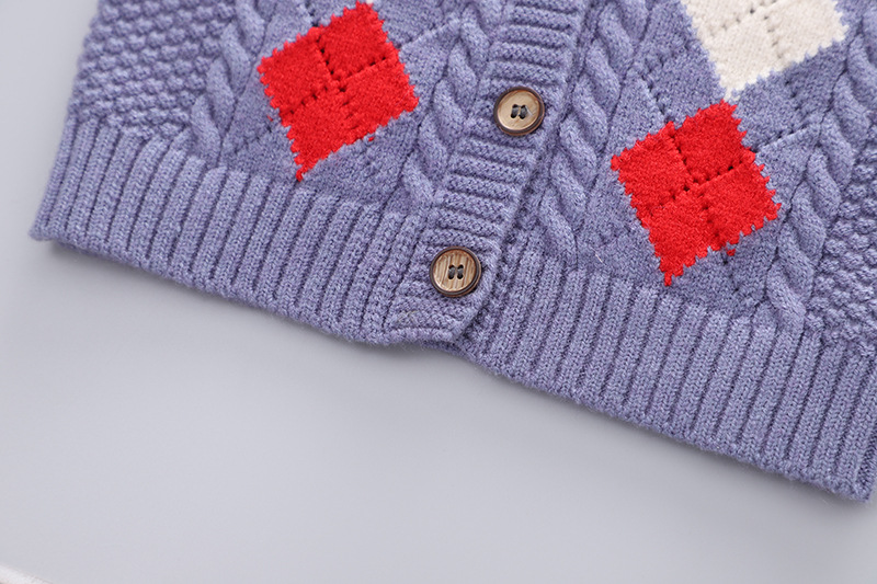 Three-piece Boys Sweater Vest Set