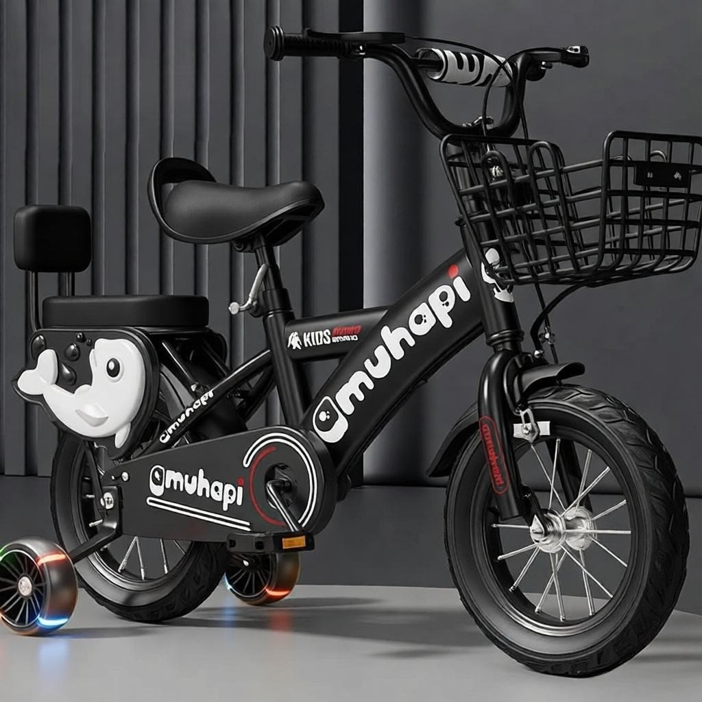 12 14 16 Inch Kids Bike Bicycle Children Boys Cycling Removable Stabilisers — image 3