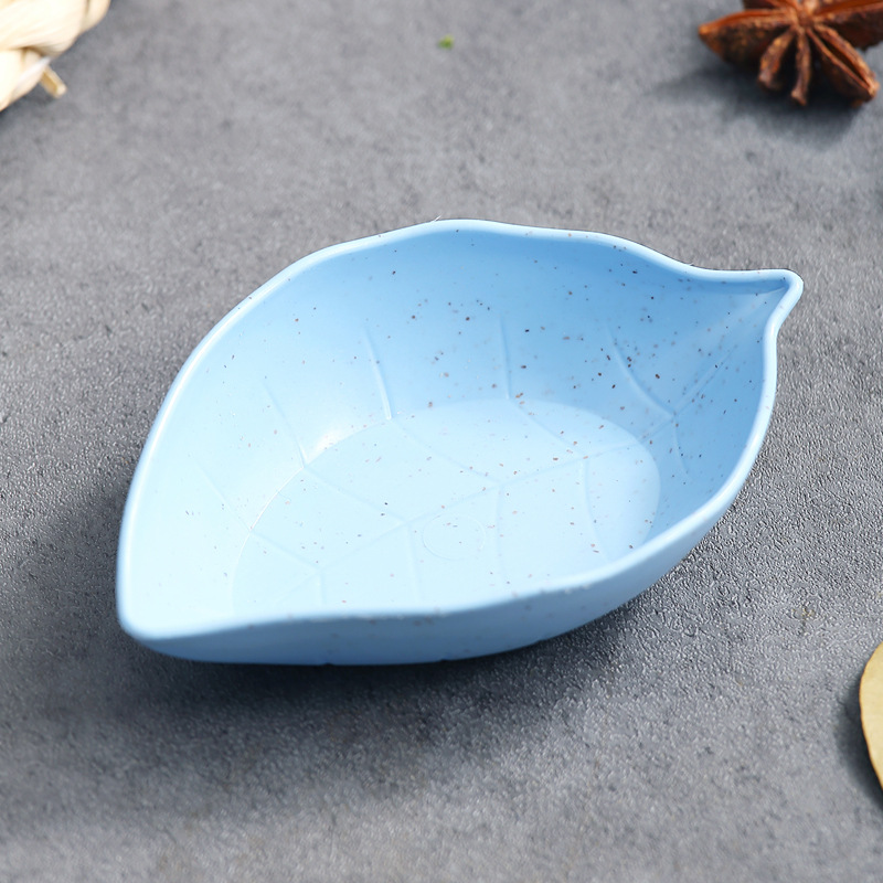 Leaf saucer blue