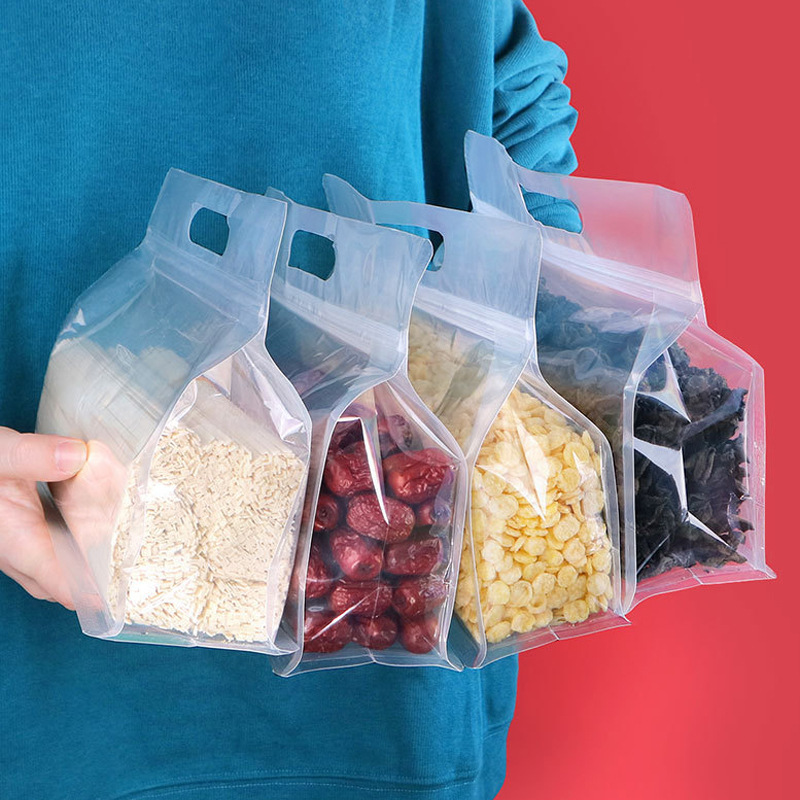 Eight-side Sealed Transparent Plastic Tote Bag - Image 11