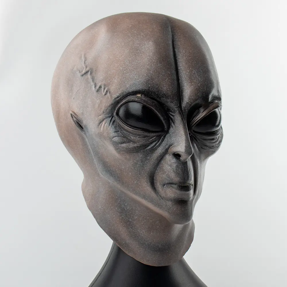 Grey Alien Latex Mask, photo 4