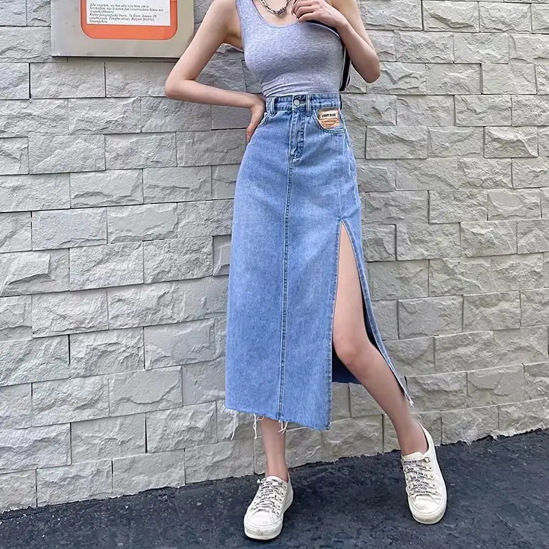 Women's Fashion Casual Denim Skirt