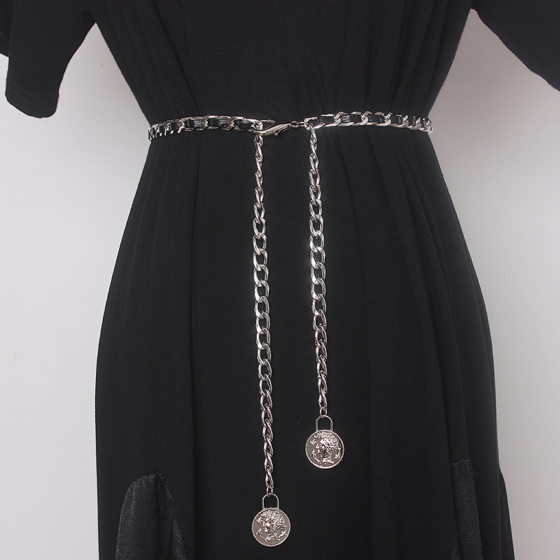 Belt Women's Chain Decoration Suit Ins