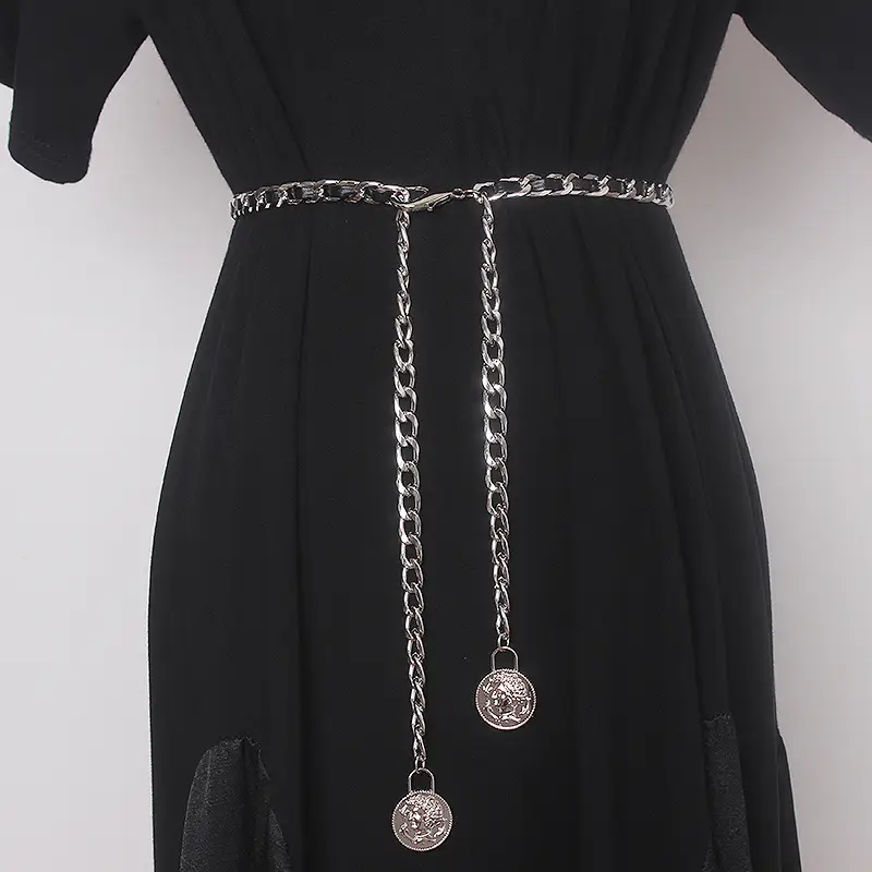 Belt Women's Chain Decoration Suit Ins