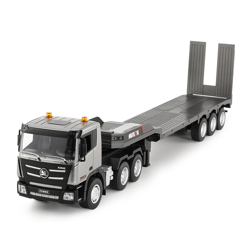 Huina 1318 1-24 Semi-alloy Remote Control Flatbed Trailer Toy 6