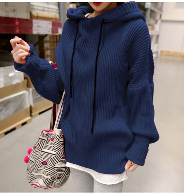 Harajuku Style Solid Color Pullover