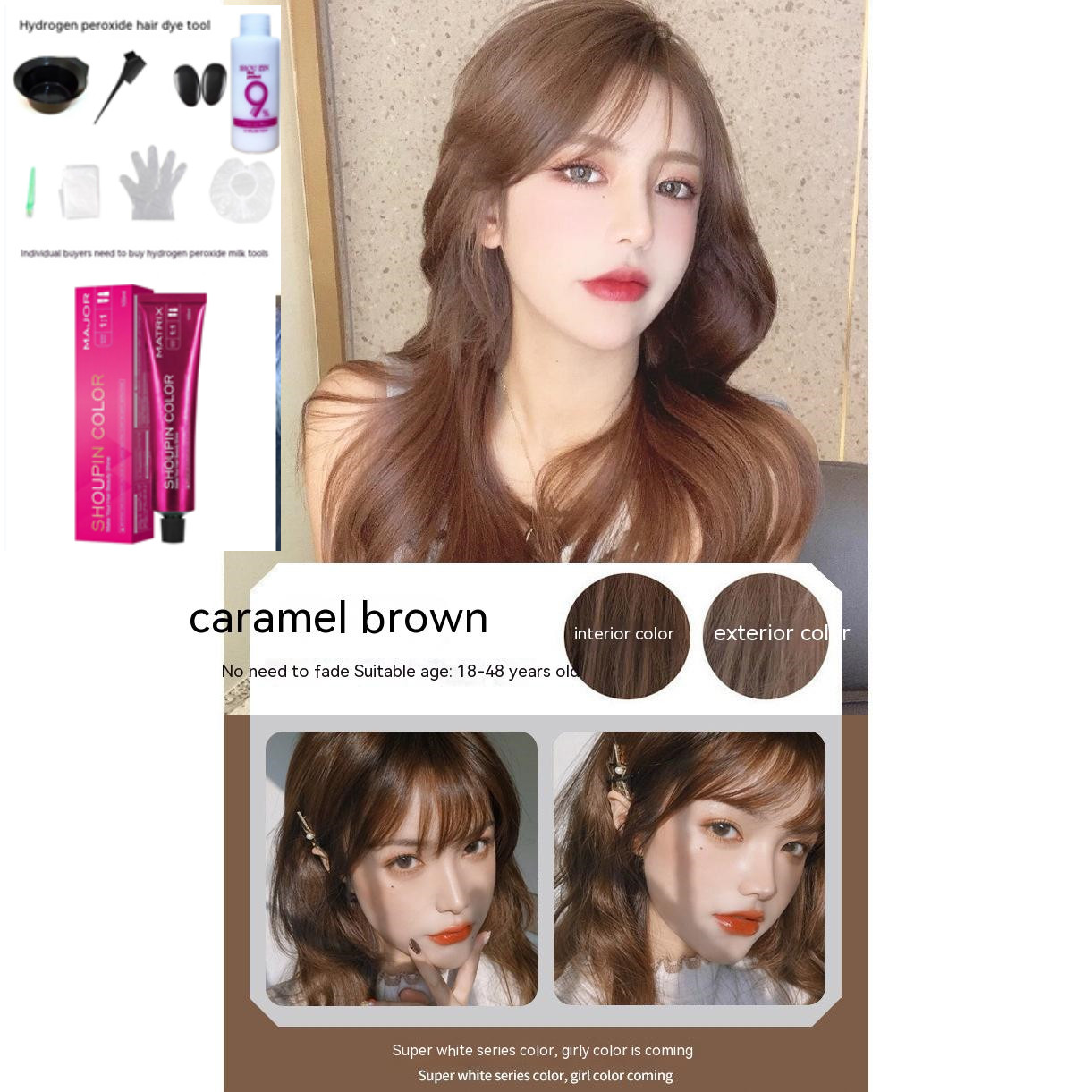 7ro4 Caramel Pink Brown