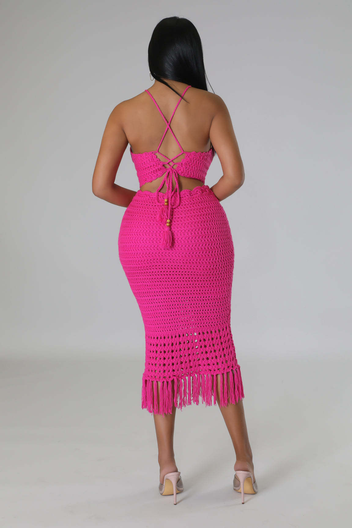Knitted Tassel Two-Piece Set, picture 7 of 9