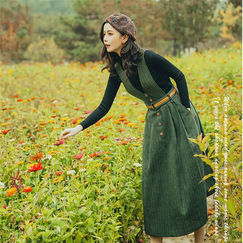 New Skirt Sweater Dress With Thin Sweater Two-piece Suit