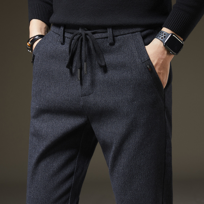 Title 1, Pantalon homme épais en peluche