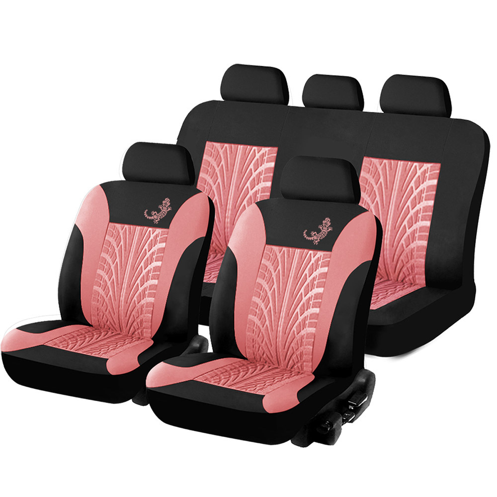 Car Universal Seat Cover 9-piece Gecko Mesh Cloth - Image 6