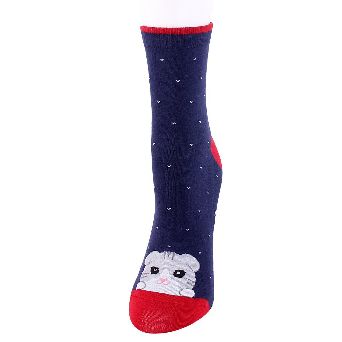 Title 7, Wild Sweat-absorbent Cute Cartoon Puppy Socks