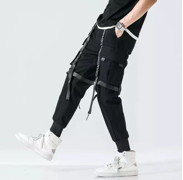 Title 2, Casual Loose Hip-hop Trend Trousers All-match f...