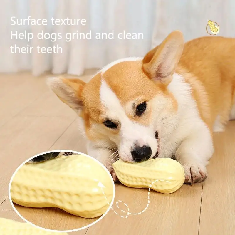 Rubber Vinyl Dog Toys for Small Dogs Elasticity Chew