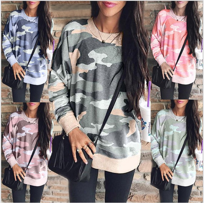 Title 4, Camouflage print pullover long sleeve