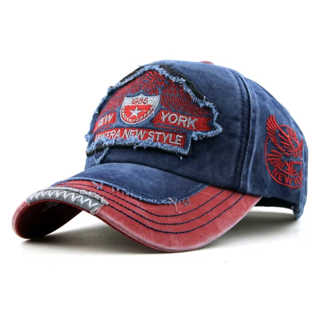 New All match Cotton Sunscreen Baseball Hat Navy - Shop at LoveMi