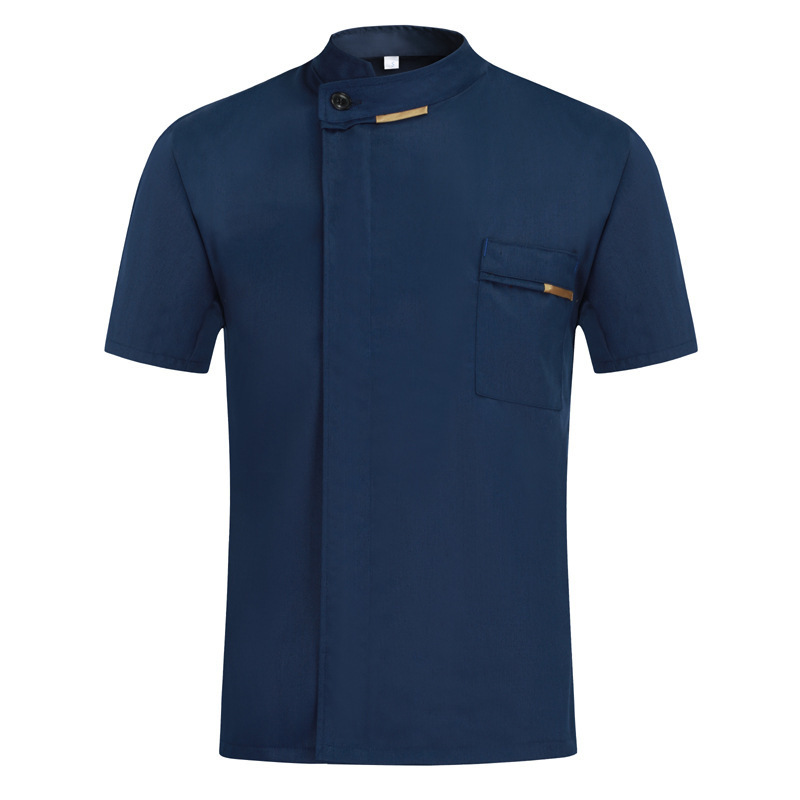 Chef Work Clothes Short Sleeve Breathable For Young Men And Women