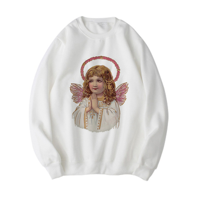 Title 12, Ladies Fashion Victoria Angel Print Long Sleeve...