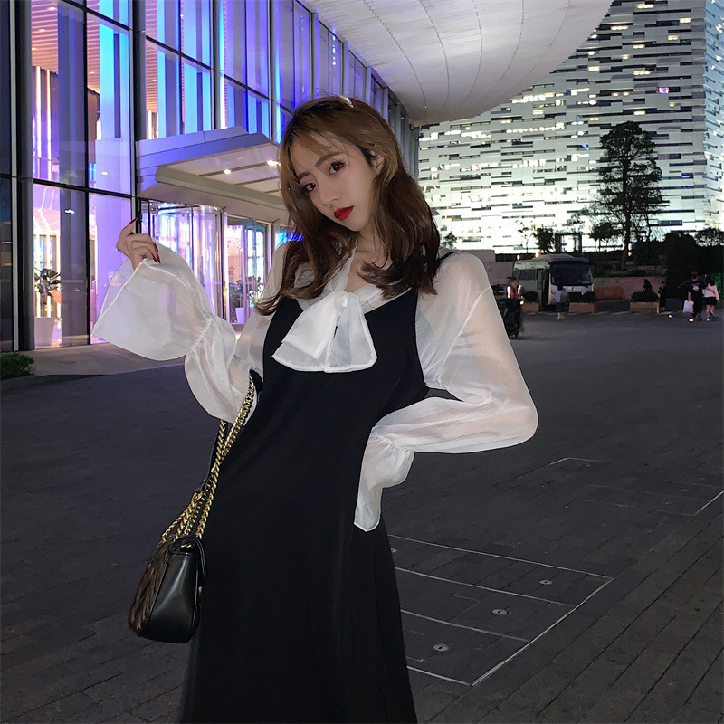 Women's Suit Skirt Western Style Is Very Fairy New Suspender Dress