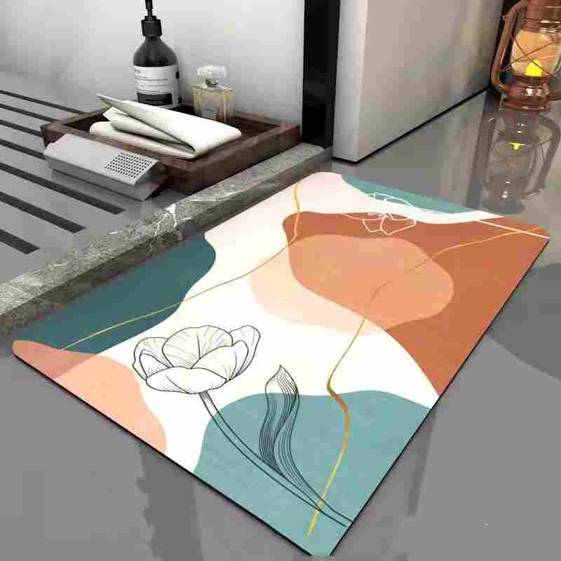 Wipable Doormat Absorbs Water And Oil Diatom Mud