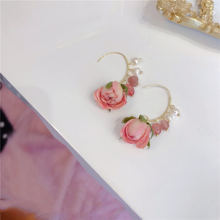 Title 7, Guijin Flower Earpiece French Sweet Dried Flowe...