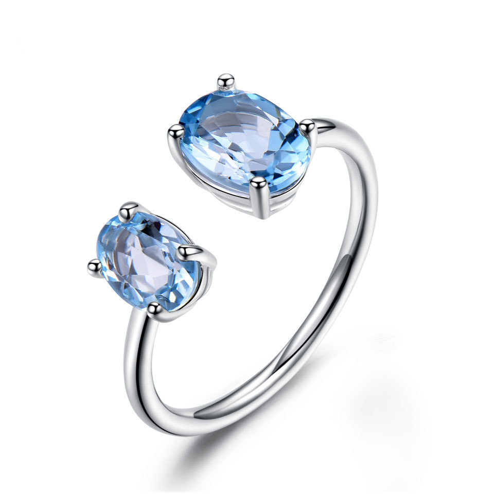 Nano Olivine Opening Adjustable Ring