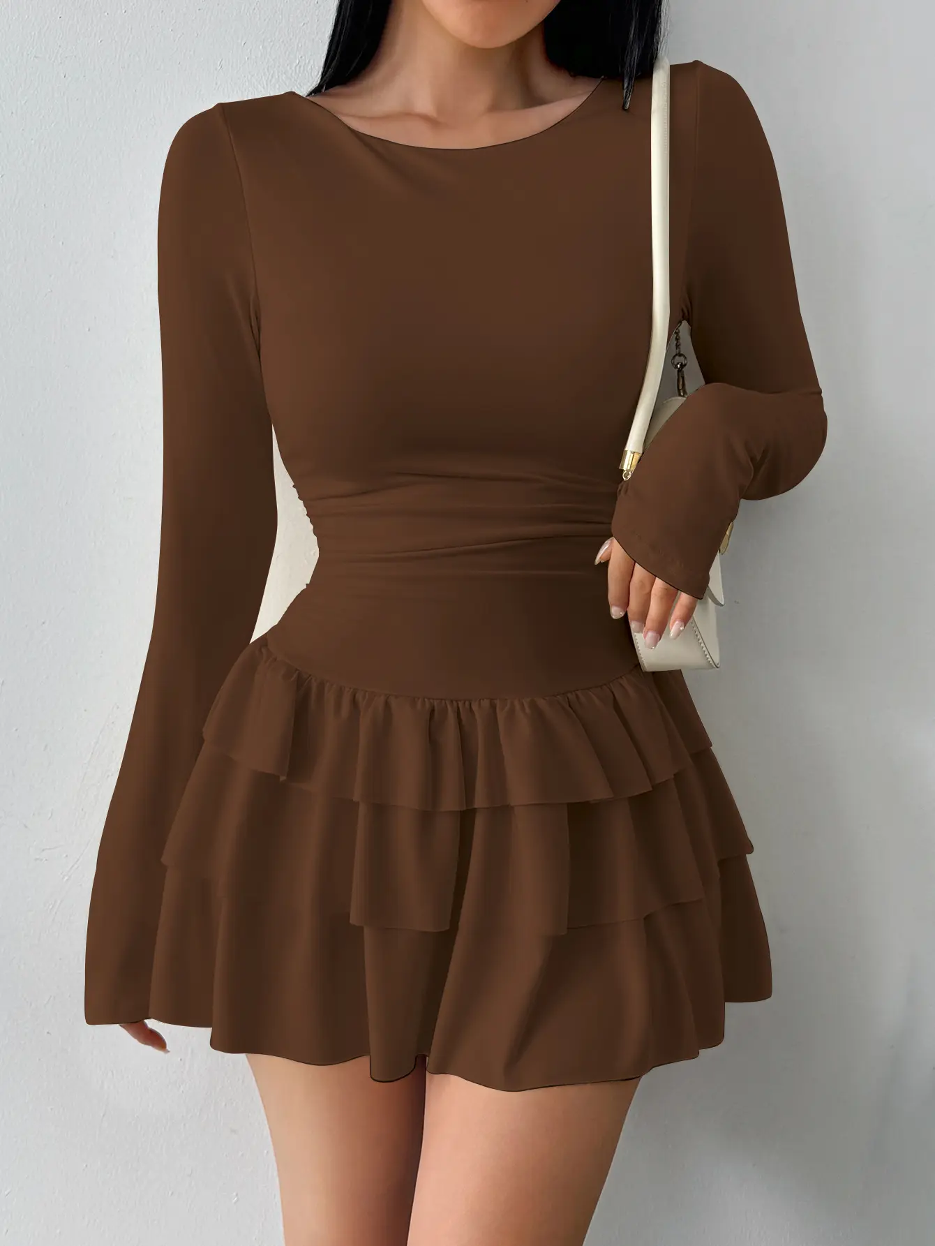 New Women's Autumn And Winter Solid Color