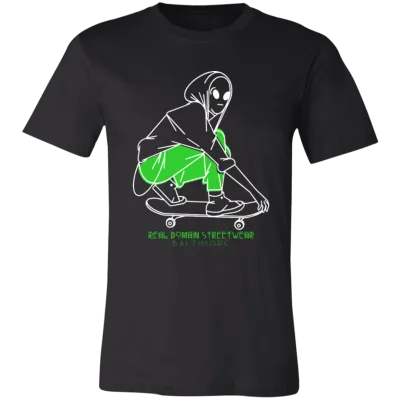 Women's Cotton Round Neck Short sleeved Clothing Printing Black - Shop at LoveMi