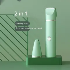 Pet Shaver Cat Hair Removal Pet Products - Two In One Mint Green - View 1