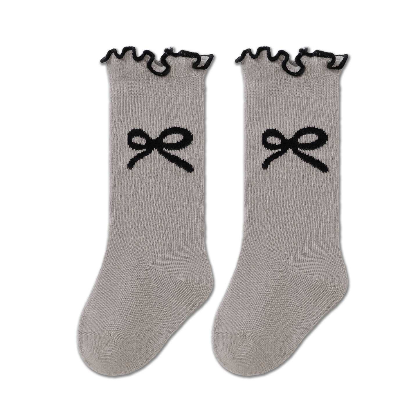 Spring New Baby Socks, Class A Cotton, Seamless Toe, Bow Decor, Loose Opening Non-binding Princess Socks, Kids & Baby Calf Socks