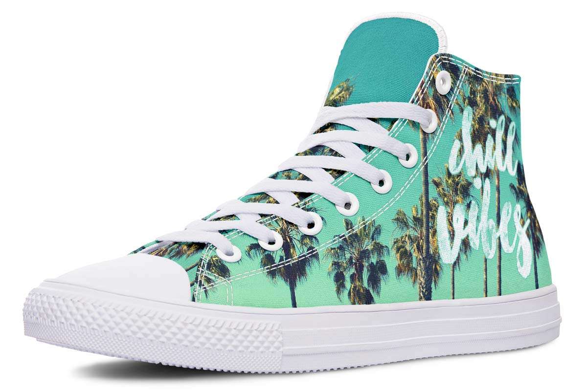 Printed Couple High-top Canvas Shoes