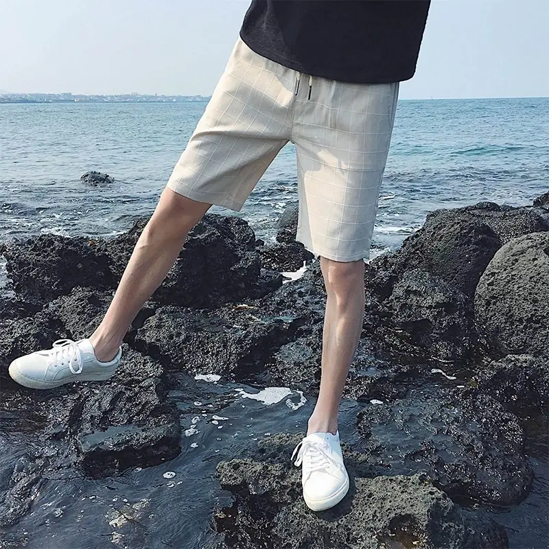 Men's Plaid Shorts Youth Five Points Casual Pants