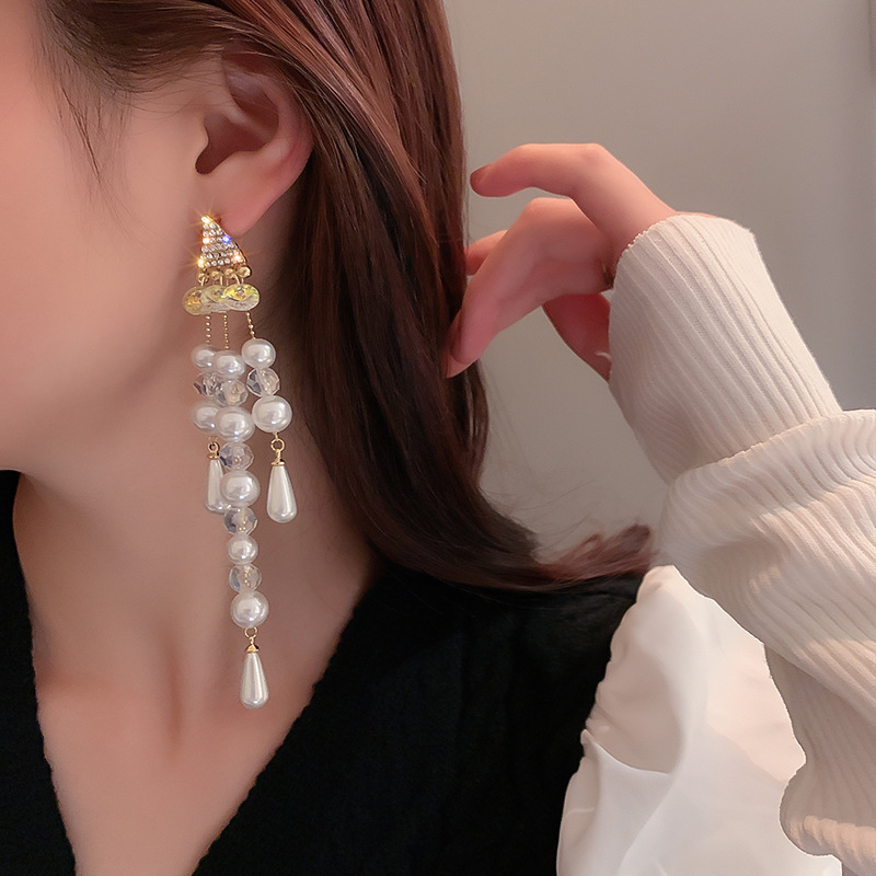 Exaggerated Long Temperament Super Fairy Earrings