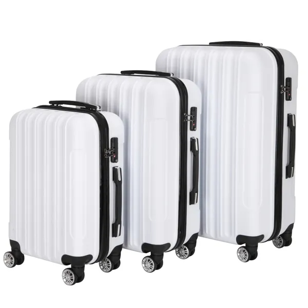 3-in-1 Multifunctional Large Capacity Traveling Storage Suitcase White - Image 7