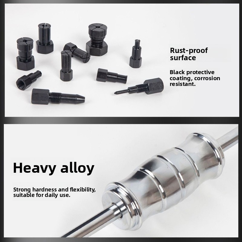 8-32mm Inner Bearing Puller Kit Set Remover Slide Hammer Blind Hole W Red Case — image 2