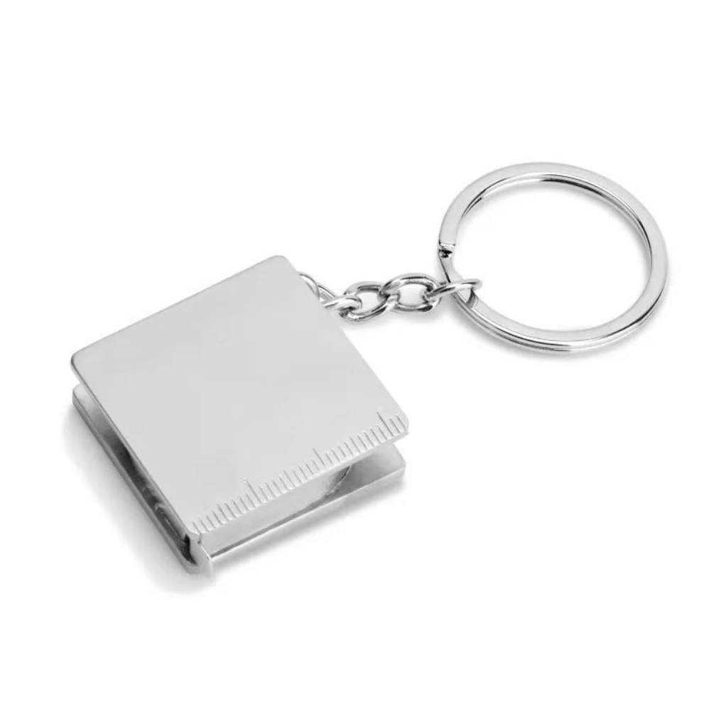 Metal Tape Measure, Square Steel Tape Measure, Keychain, Creative Tape Measure With Logo, Zinc Alloy Die-casting Parts, Hardware Processing — foto 2