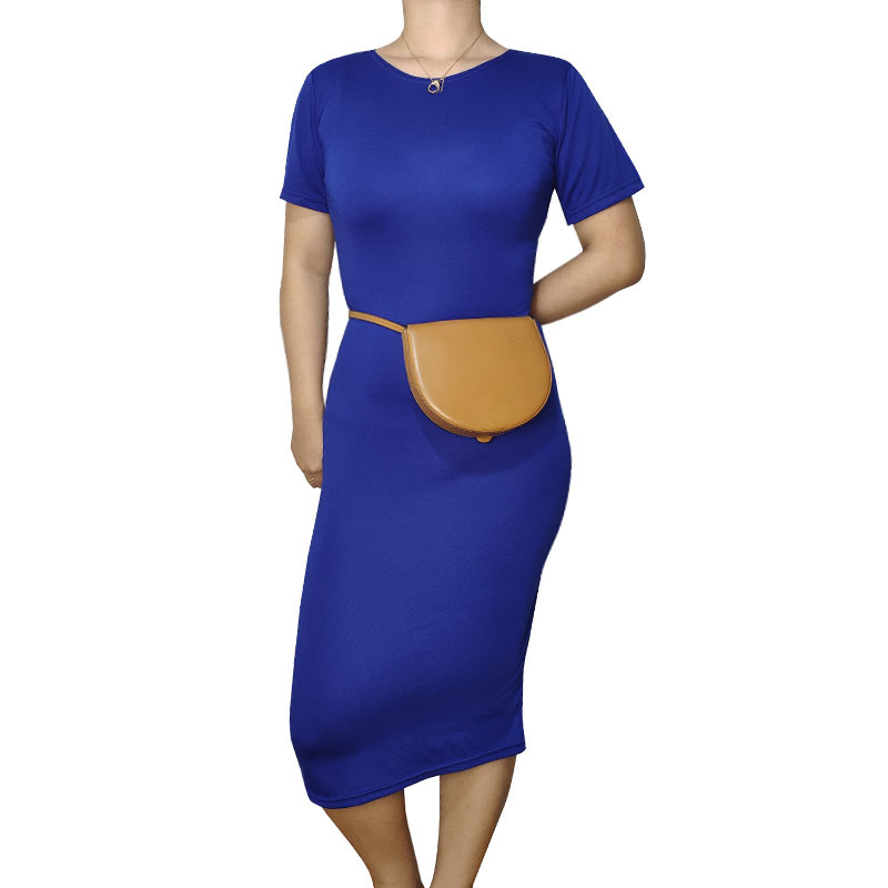 Autumn Winter Dress Multicolor Multi Size OL Sapphire - Shop at LoveMi